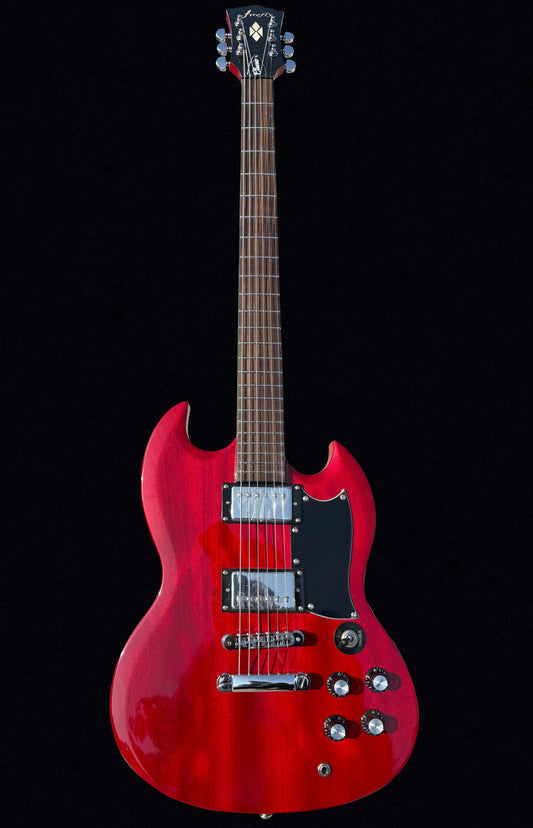 New Firefly FFLGS 28”Guitar Scale Baritone ELECTRIC GUITARS(Transparent Red Color)
