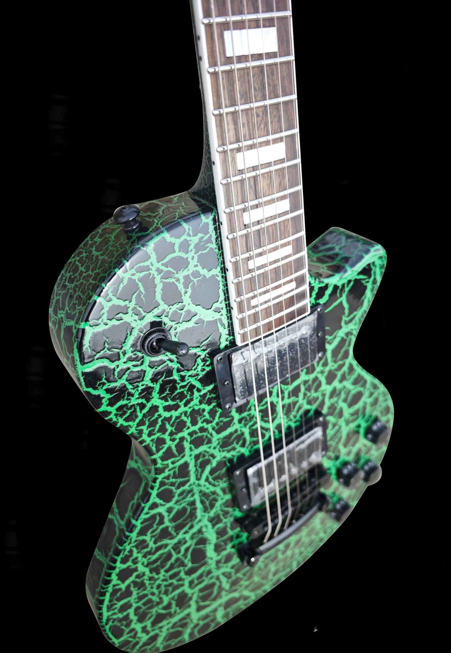 Promotion!NEW Firefly FFSP ELECTRIC GUITARS (Green Crackle Color)